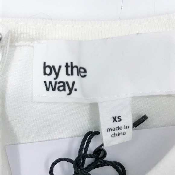 by‎ the way Womens Aria Bodycon Dress XS White Bridal Mini NWT Strappy - Picture 4 of 8